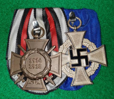 German WW1 & WW2 Medals. 